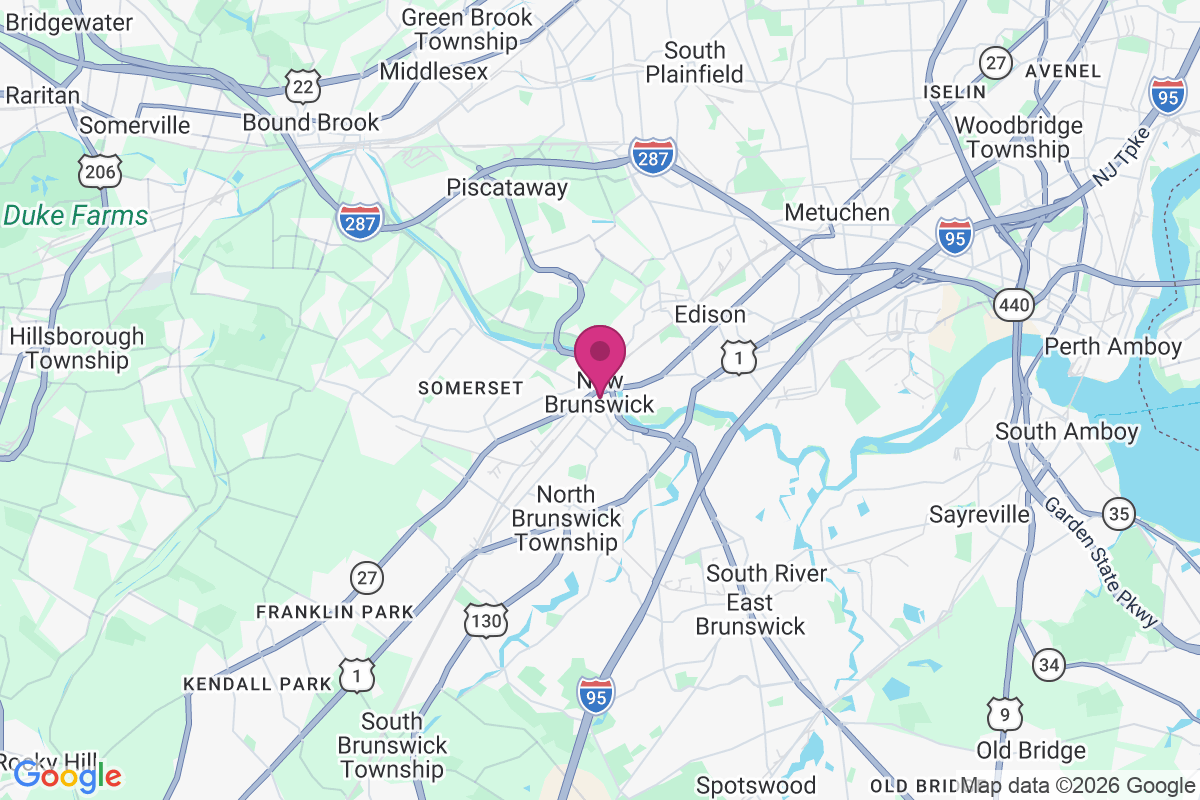 North Brunswick map