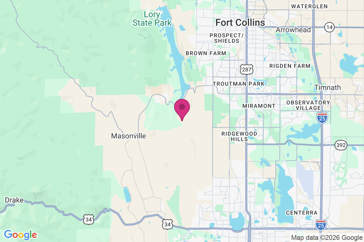 Horsetooth Heights map