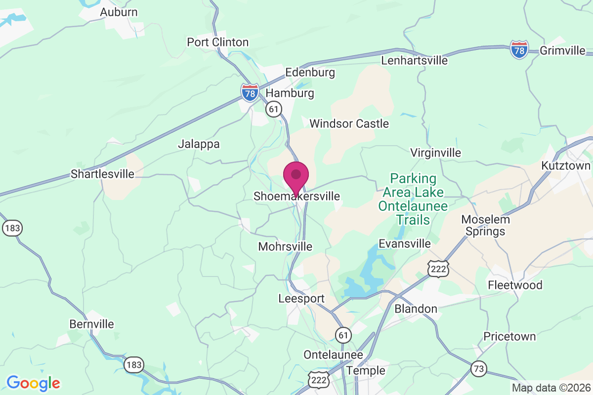 Shoemakersville map