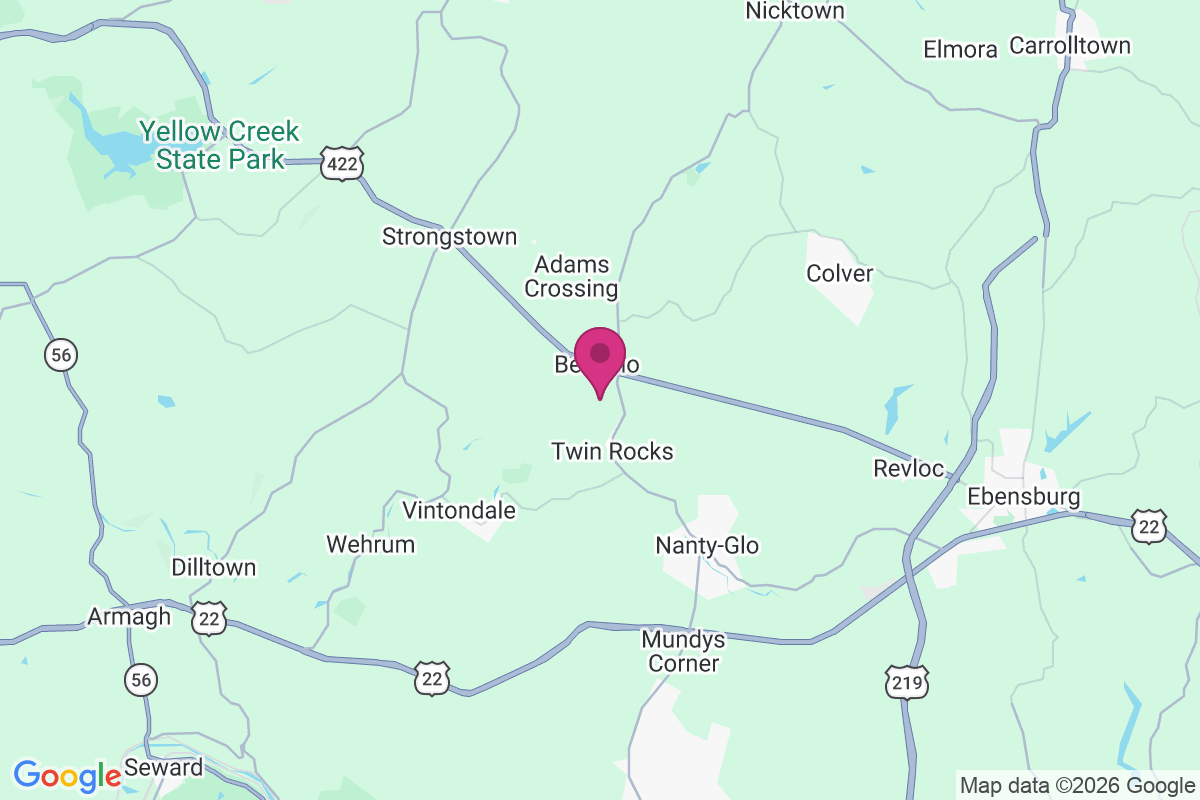 Belsano map