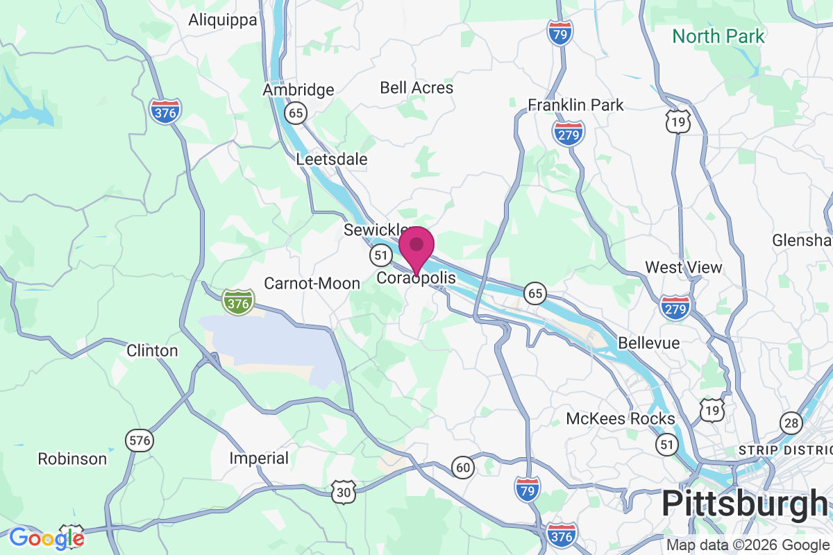Coraopolis map