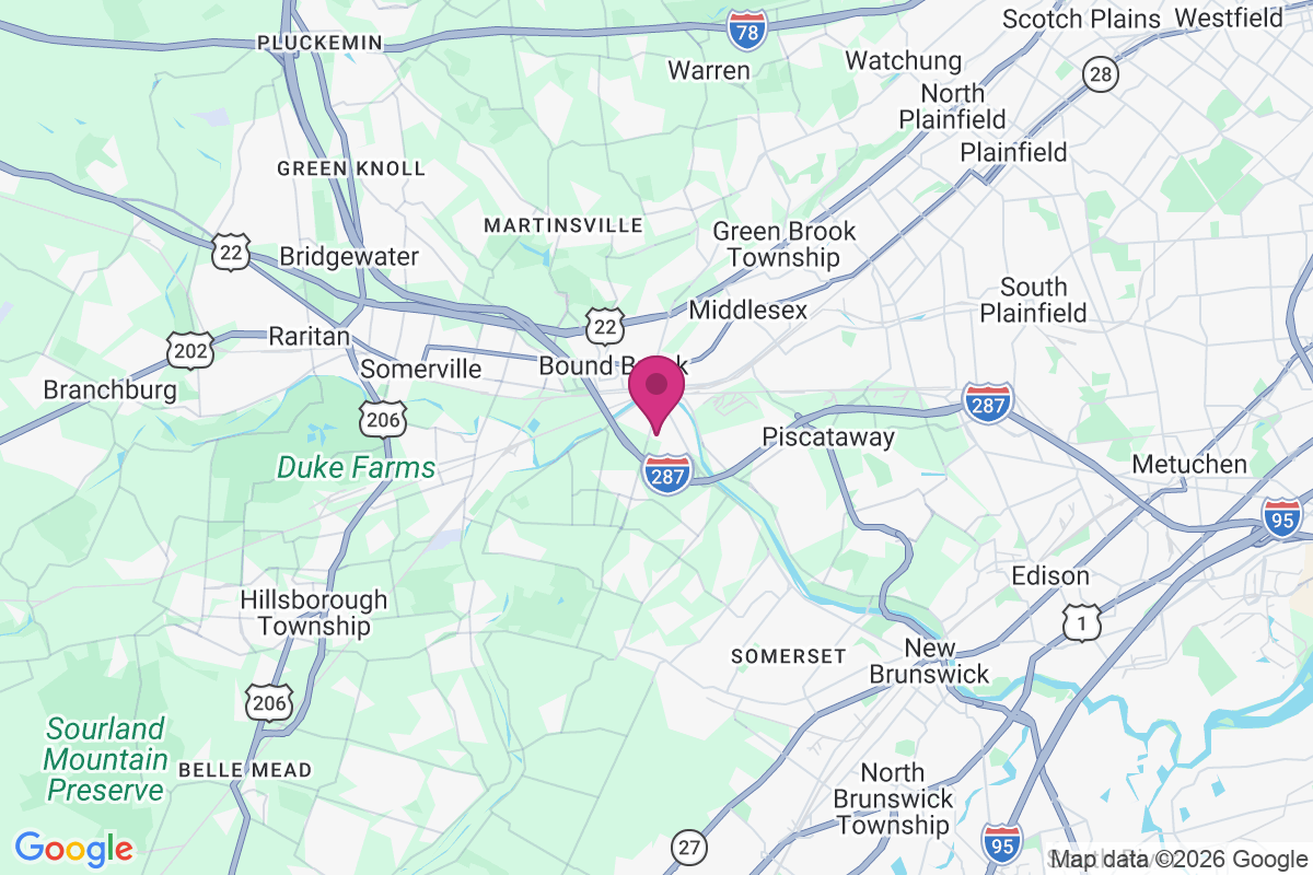 South Bound Brook map
