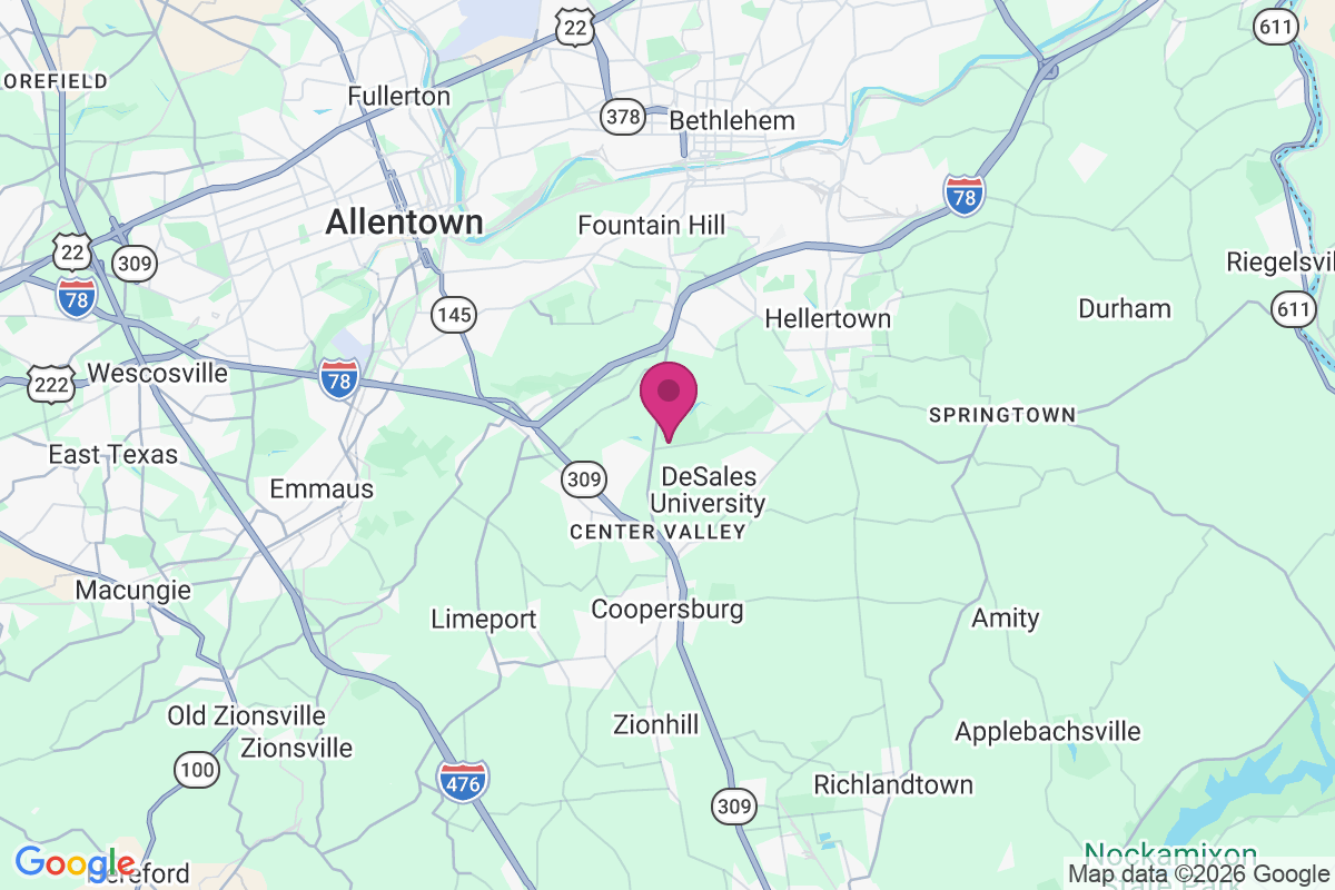 Friedensville map