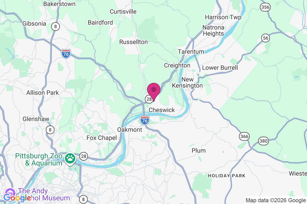 Harmar Heights map