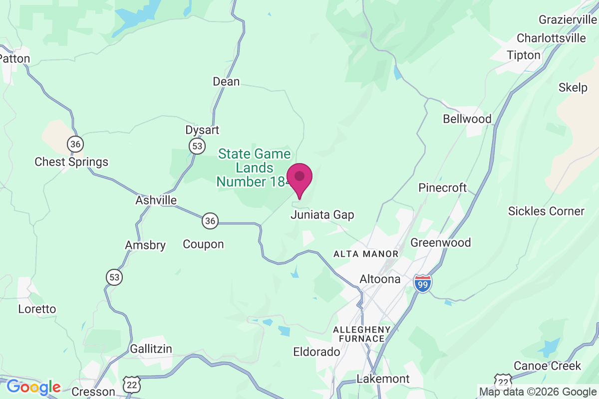Wopsononock map