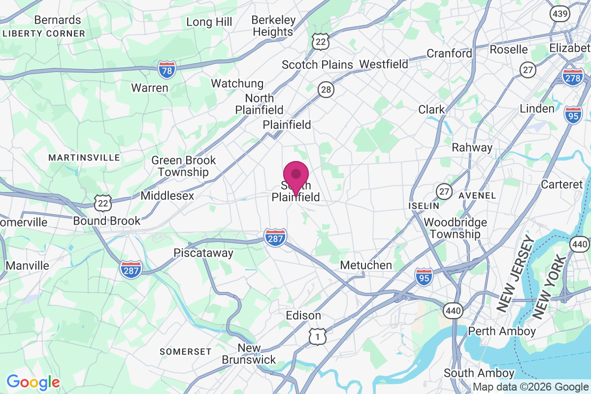 South Plainfield map