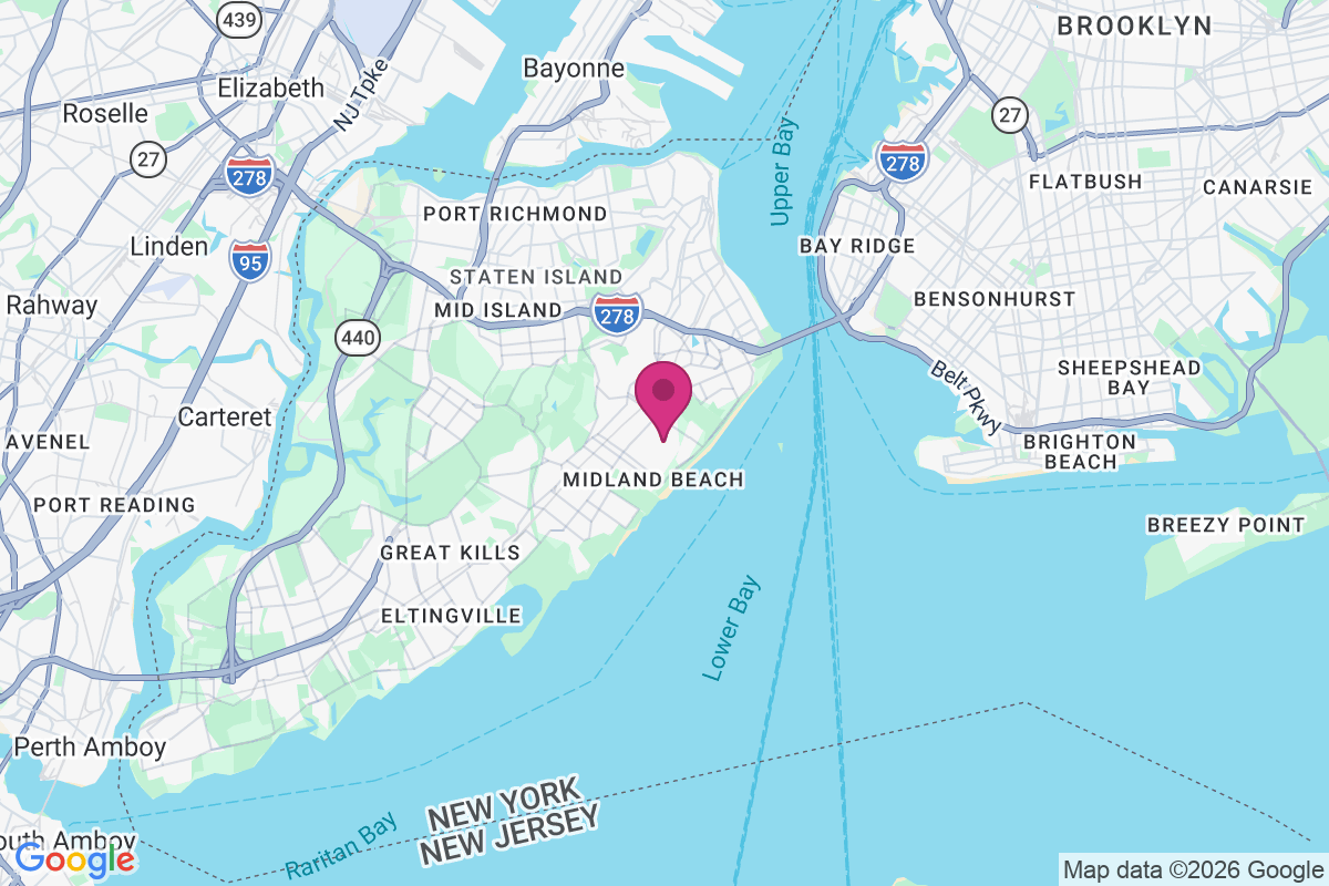 Dongan Hills map