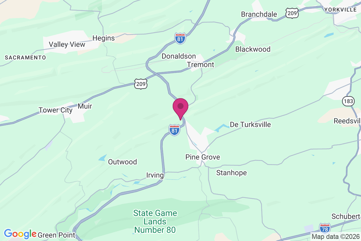 Lorberry Junction map