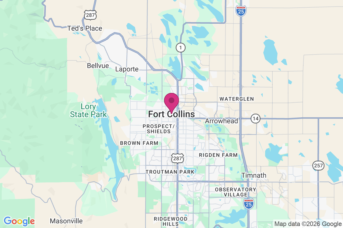 Fort Collins map
