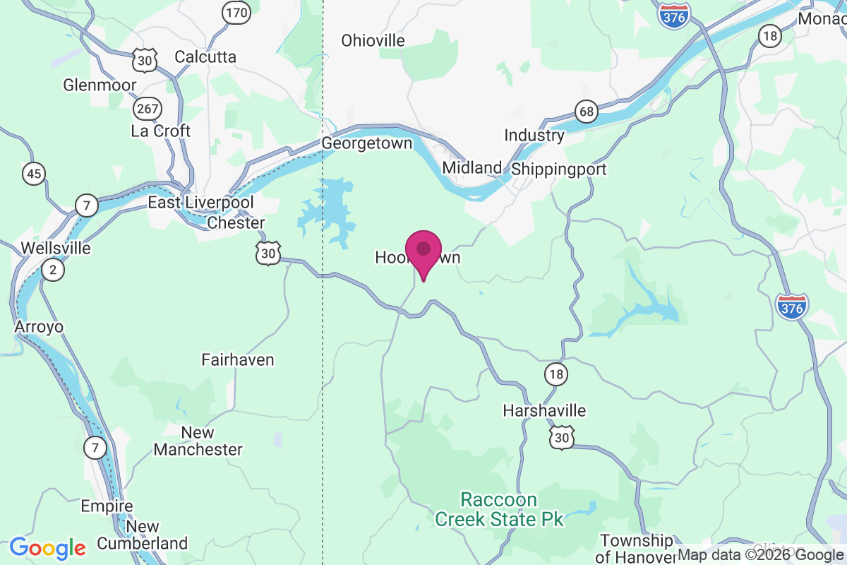 Hookstown map