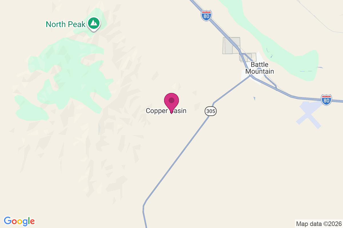Copper Basin map