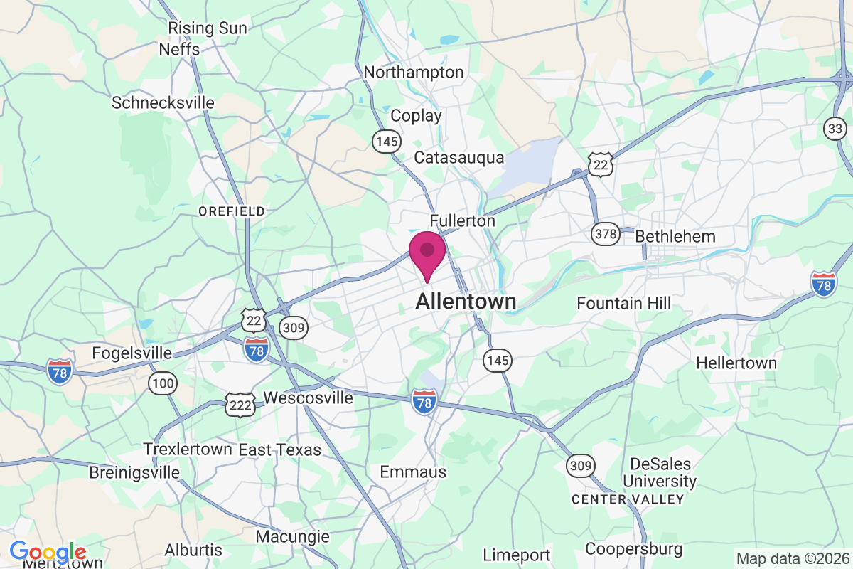 Allentown map