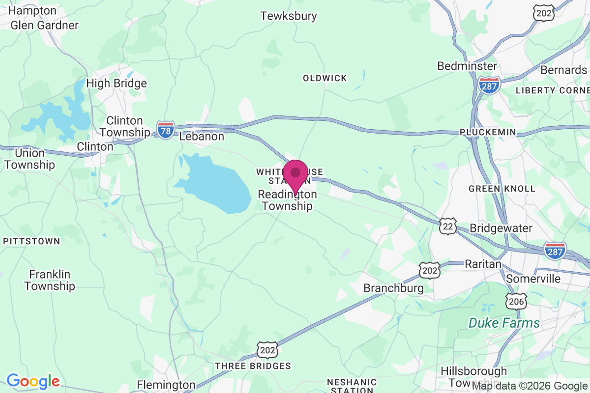 Whitehouse Station map