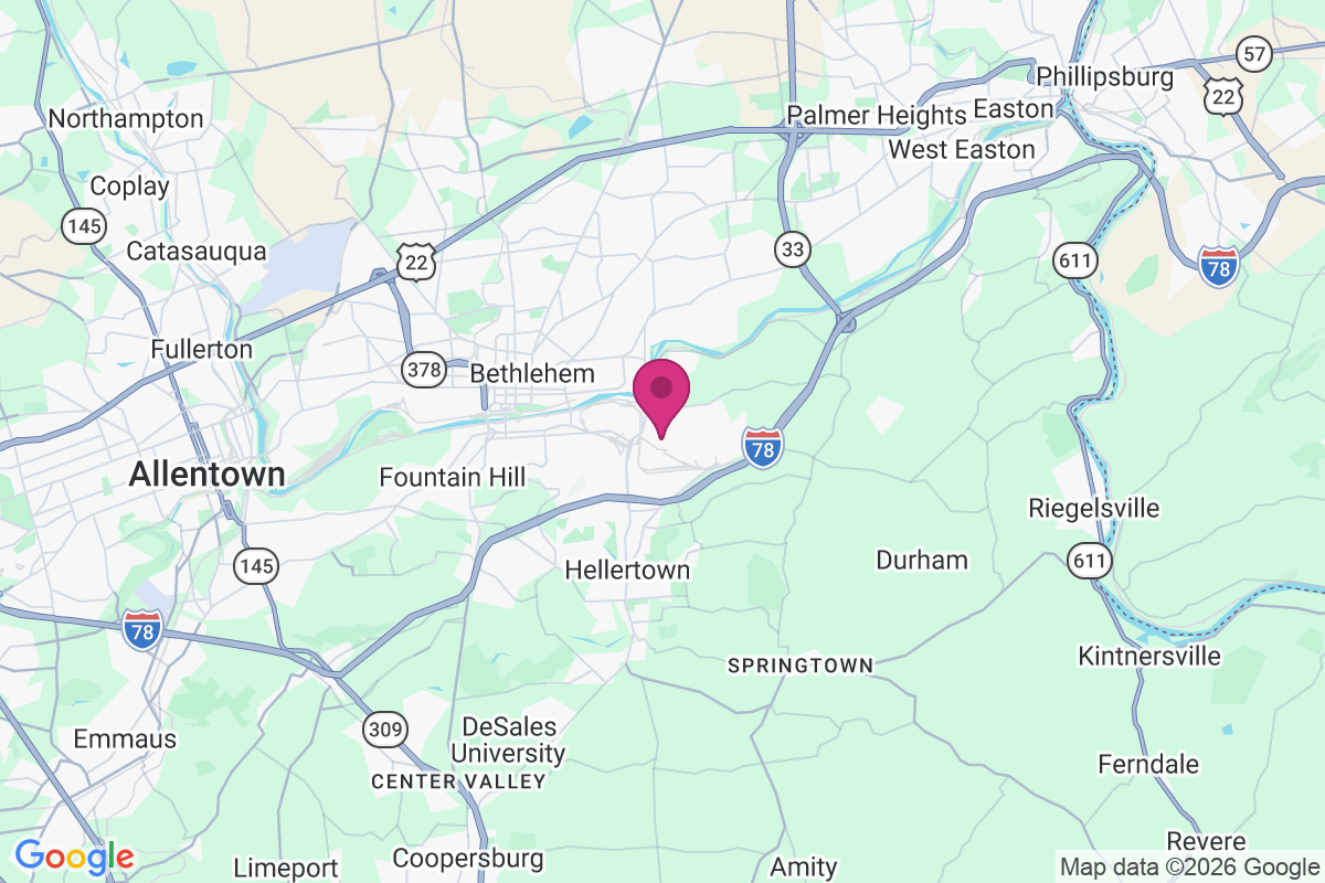 Saucon map