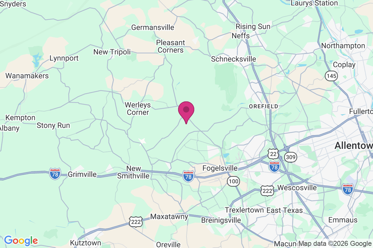 Lyon Valley map