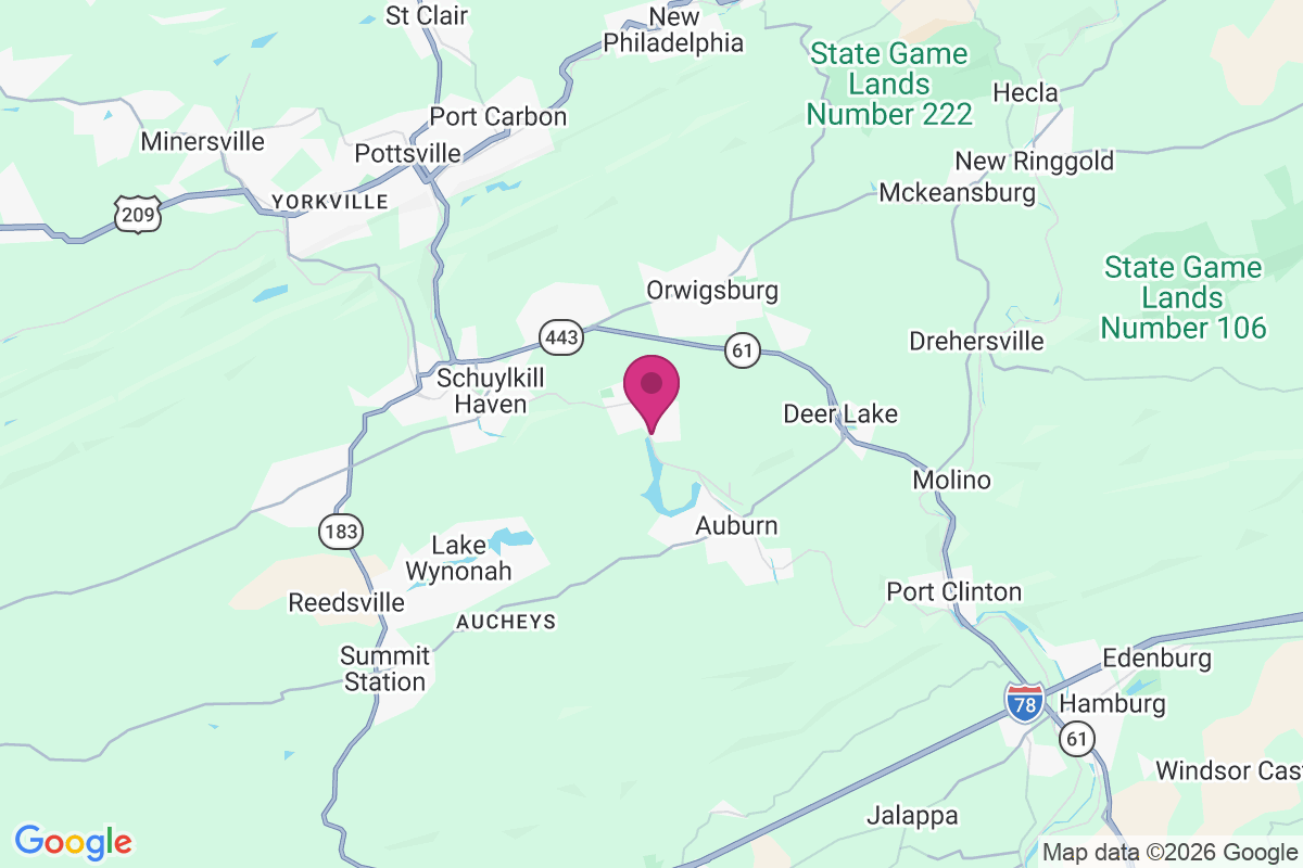 Landingville map