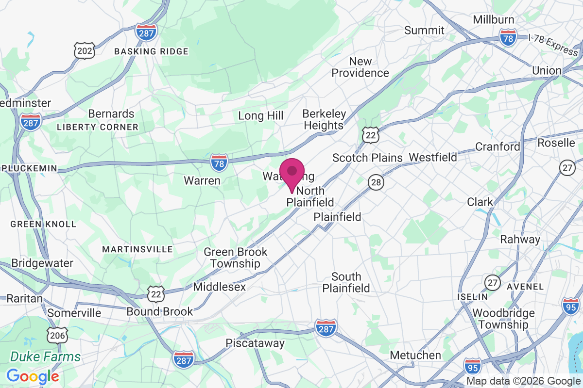 Watchung map