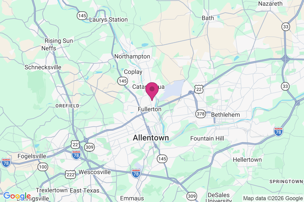 West Catasauqua map