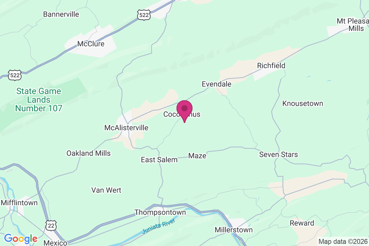 Cocolamus map