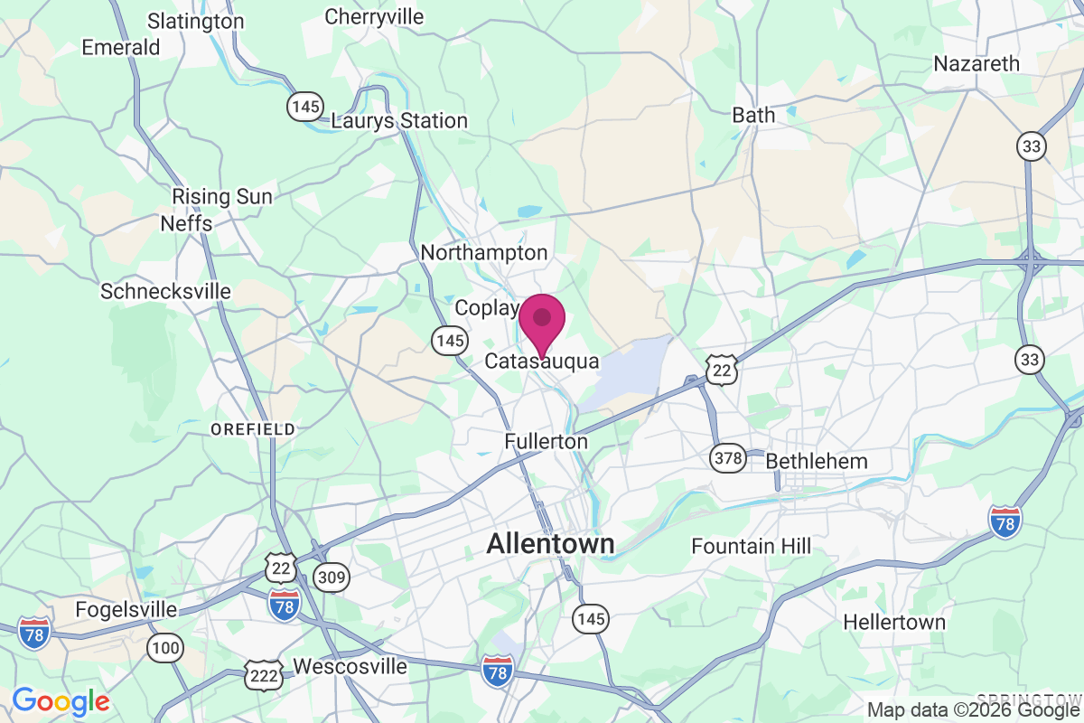 Catasauqua map