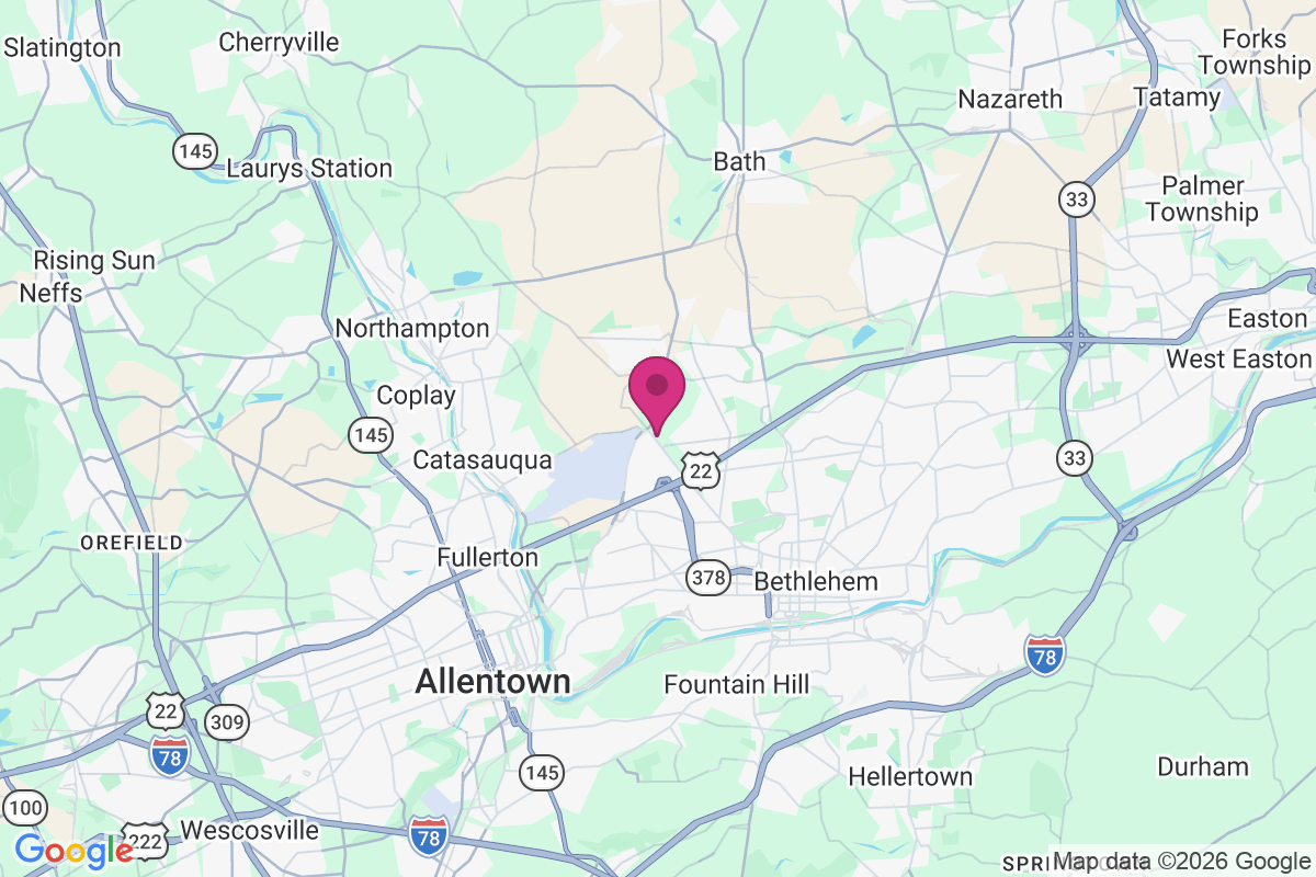 Schoenersville map
