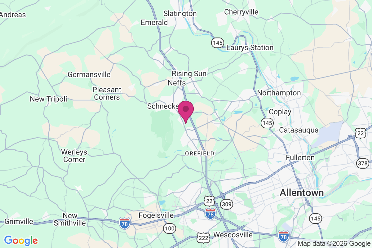 Schnecksville map