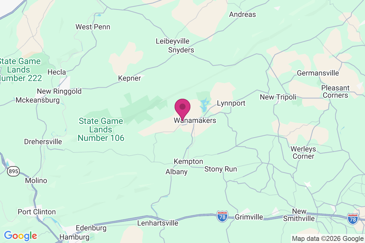 Slateville map