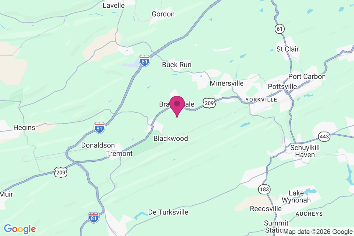 Branch Dale map