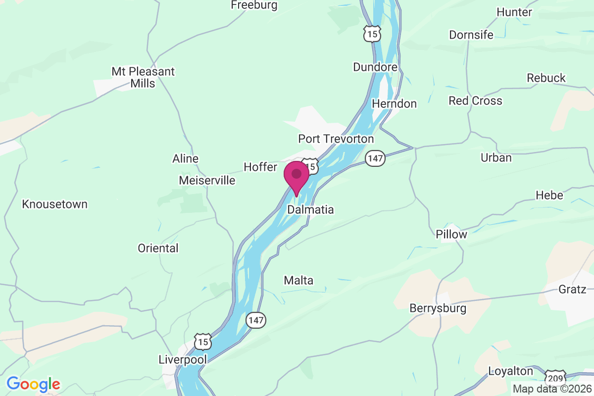 McKees Half Falls map