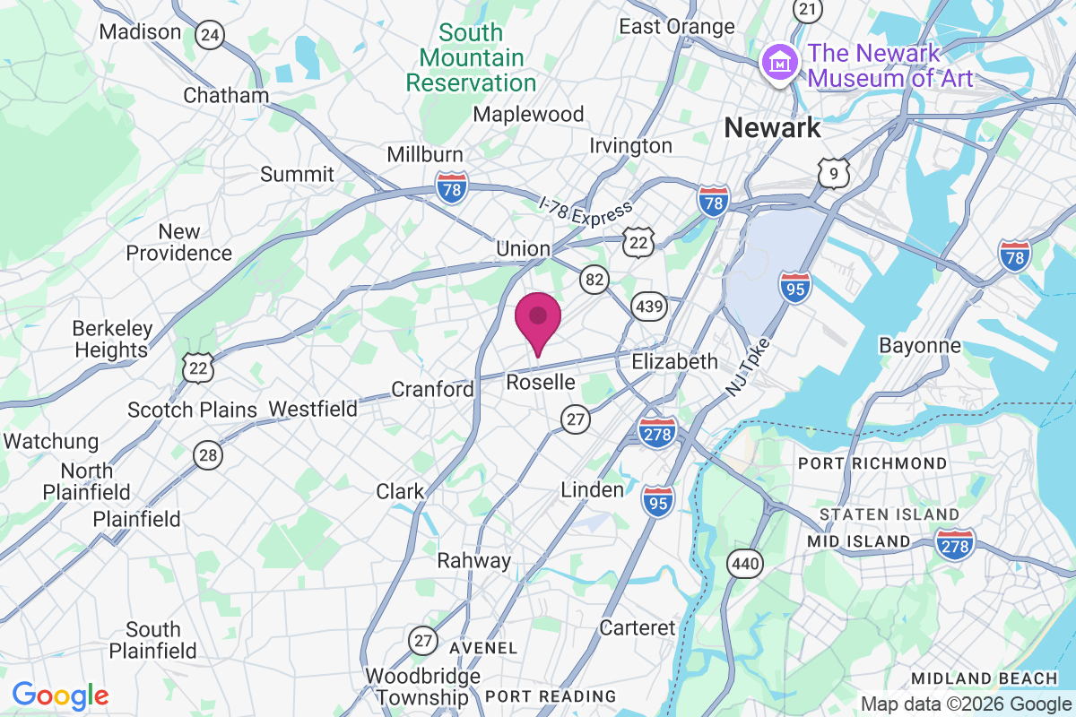 Roselle Park map