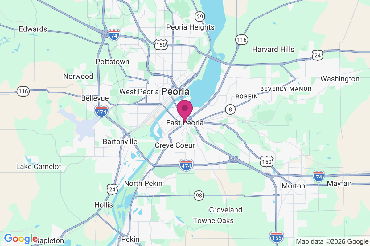 East Peoria map