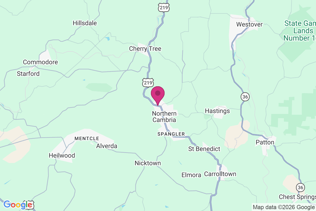 North Barnesboro map