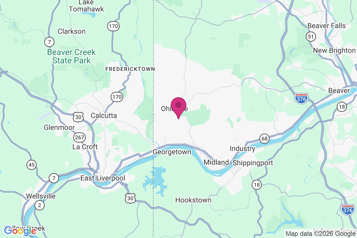 Ohioville map