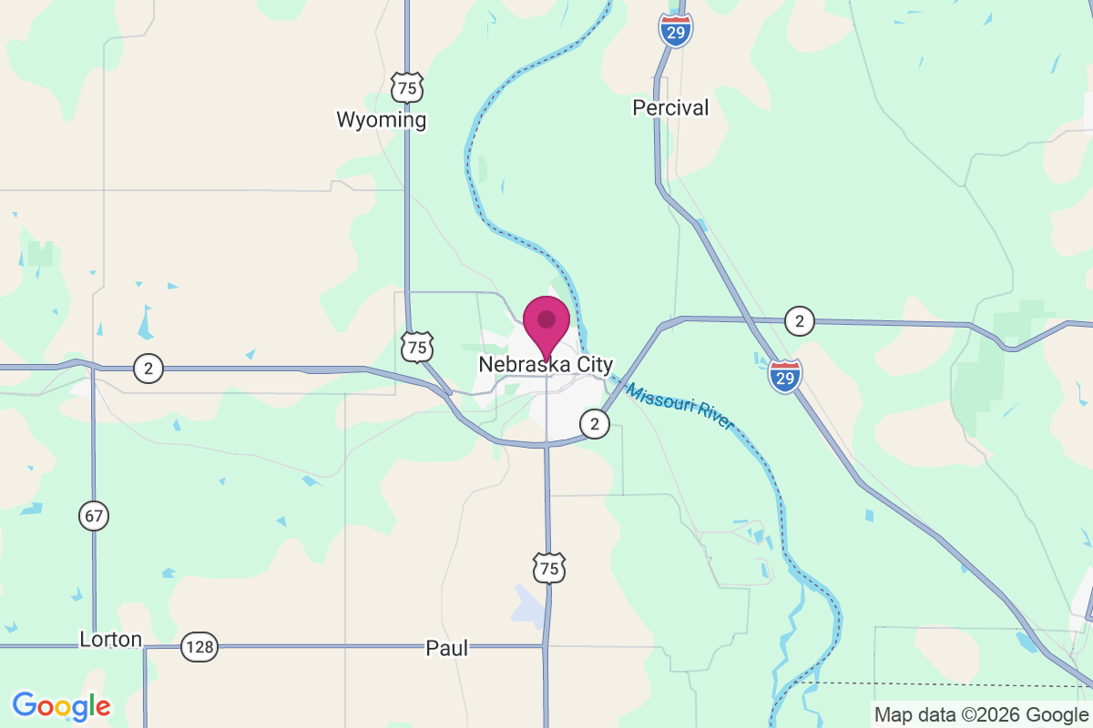 Nebraska City map