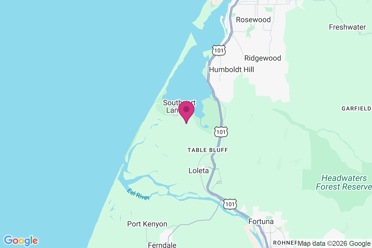 Table Bluff Rancheria map