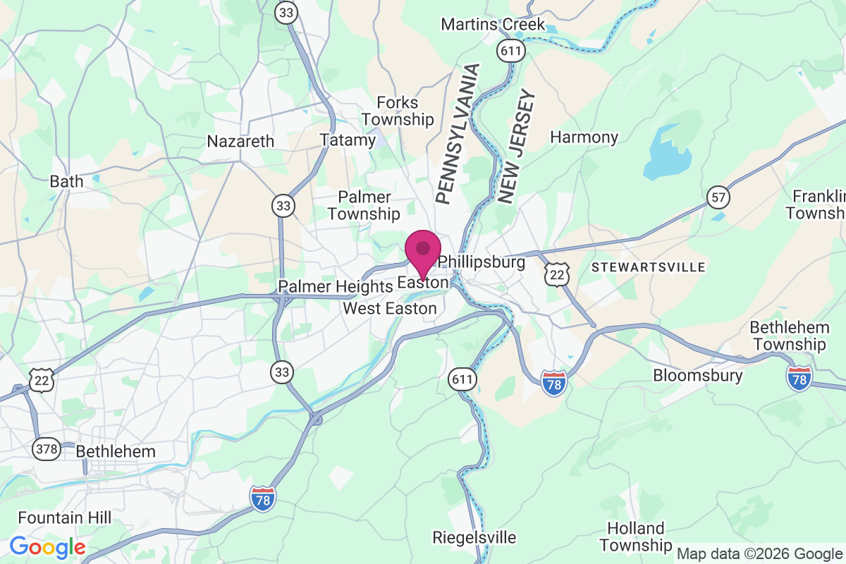 Easton map