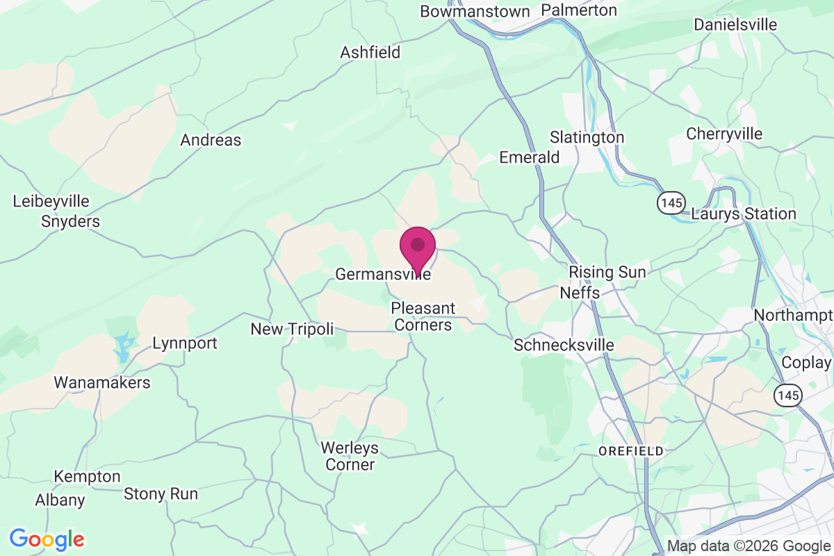 Saegersville map