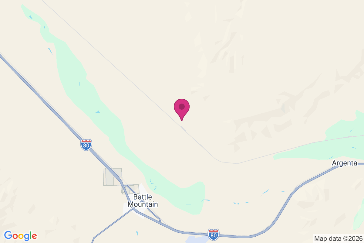 North Battle Mountain map