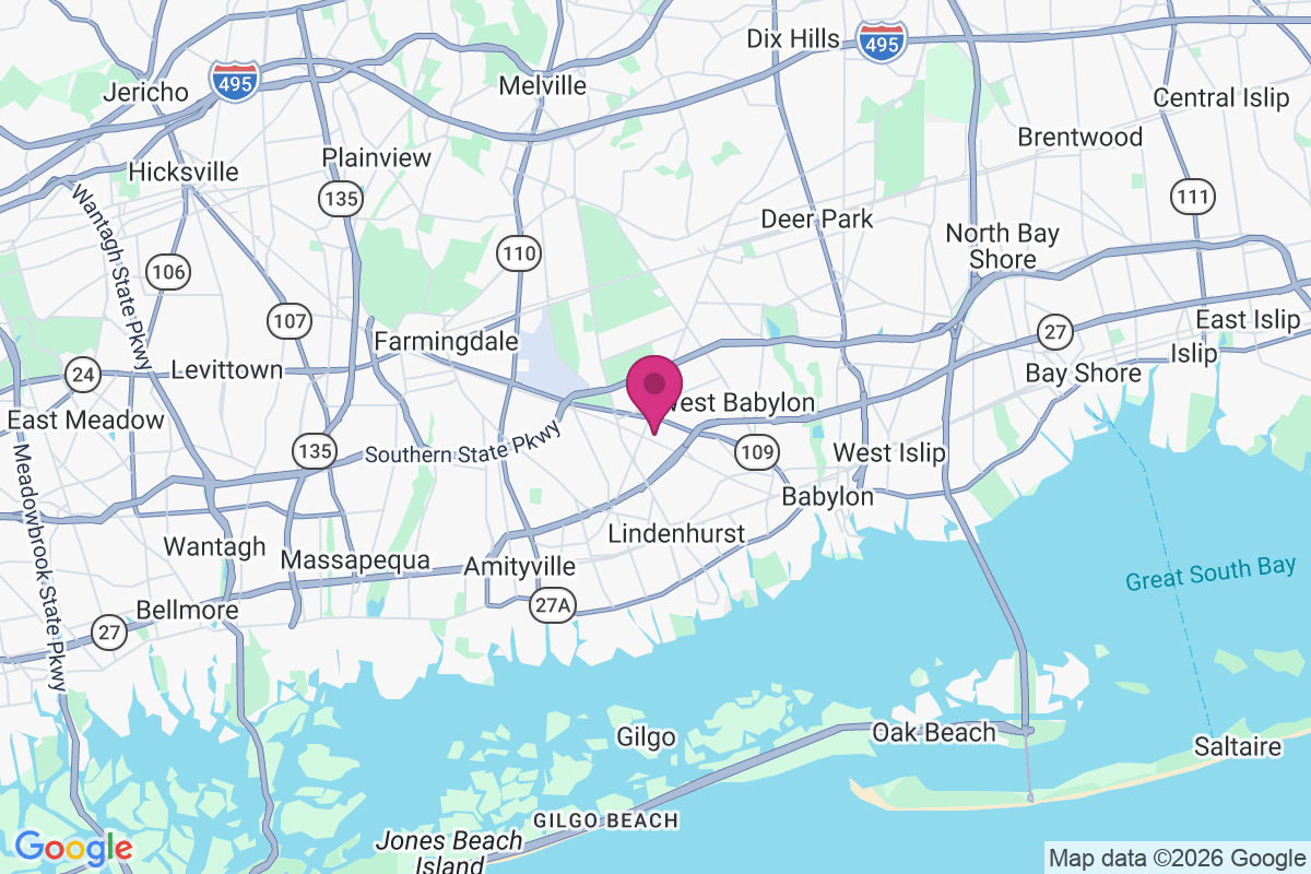 North Lindenhurst map