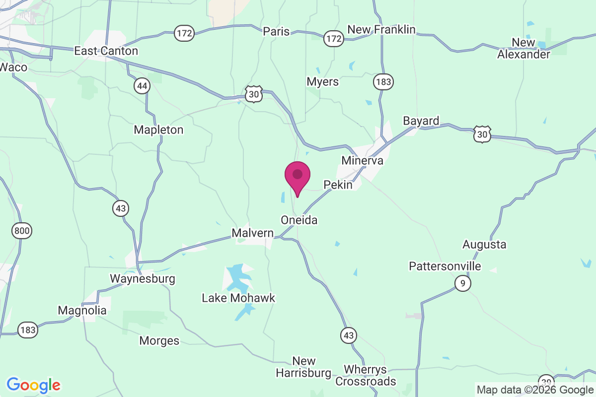 Minerva Junction map