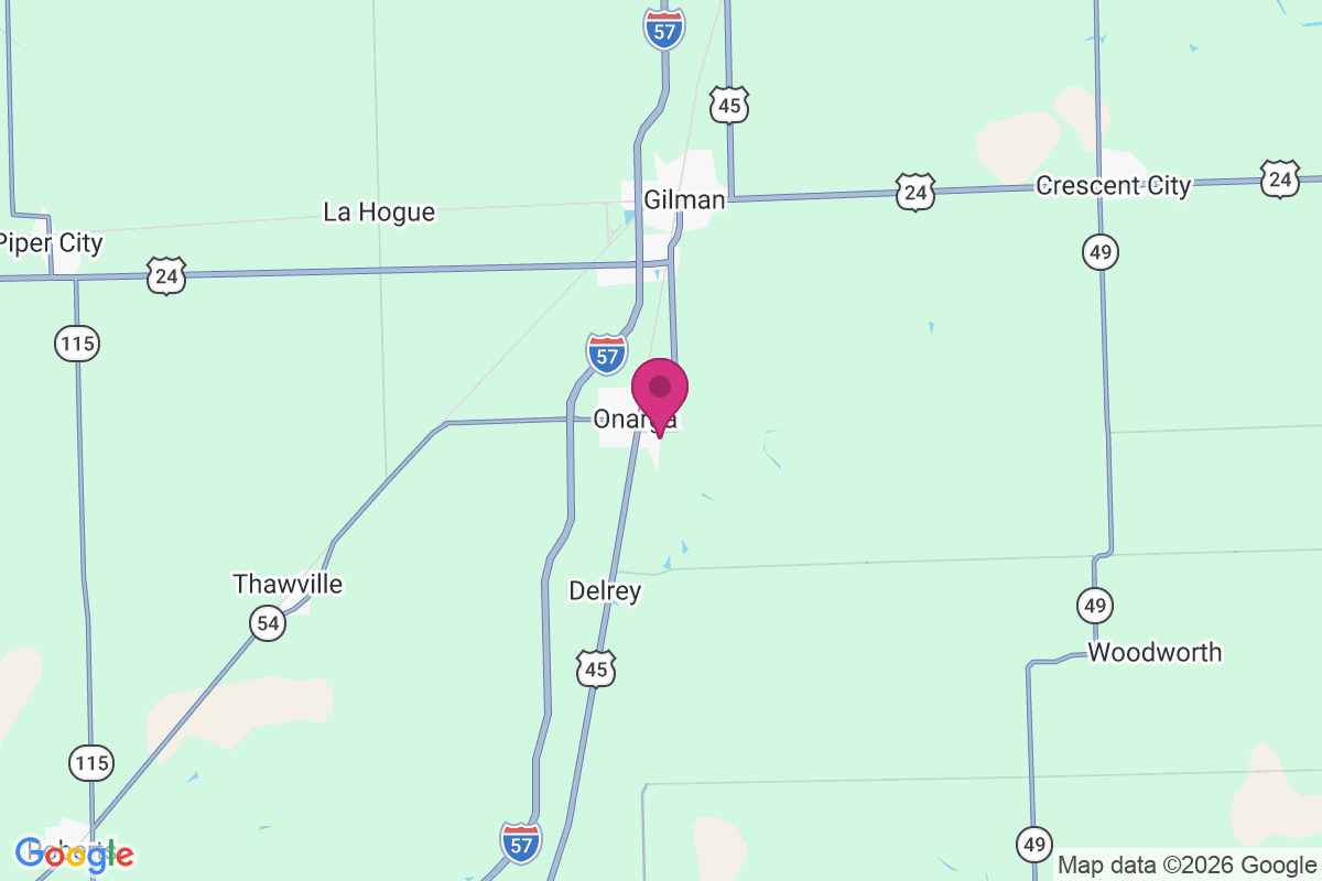 Onarga map