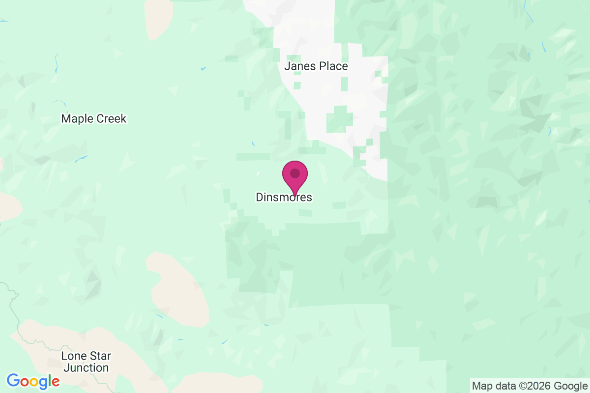 Dinsmores map