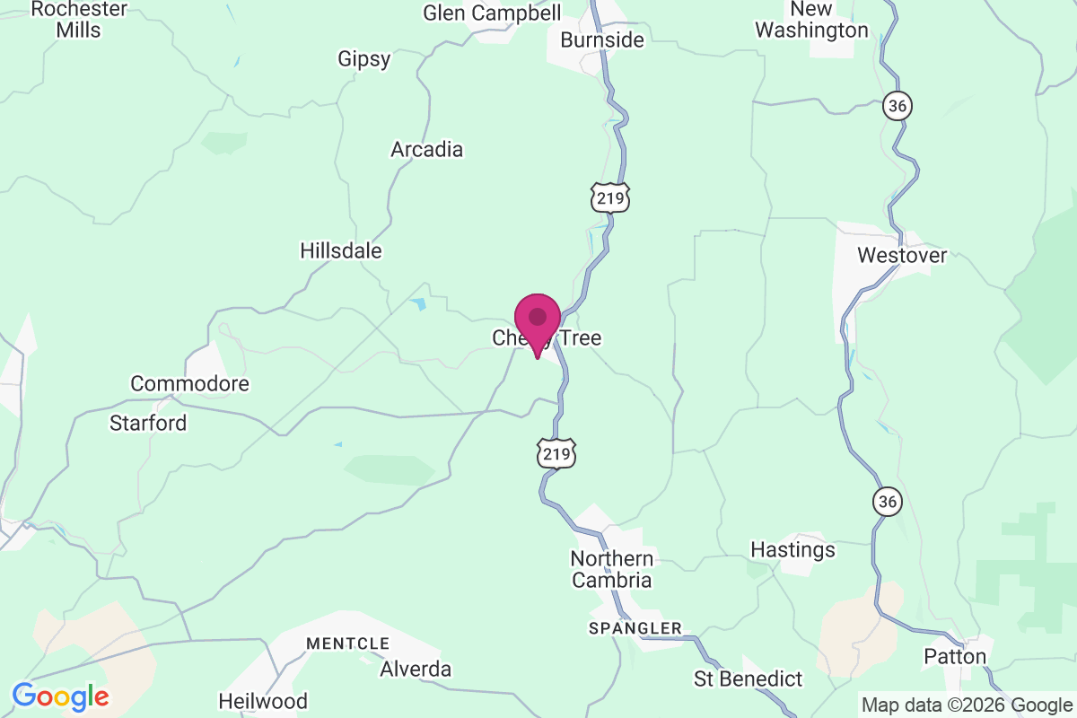 McKeages Crossing map