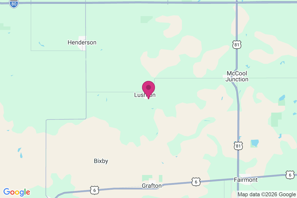 Lushton map