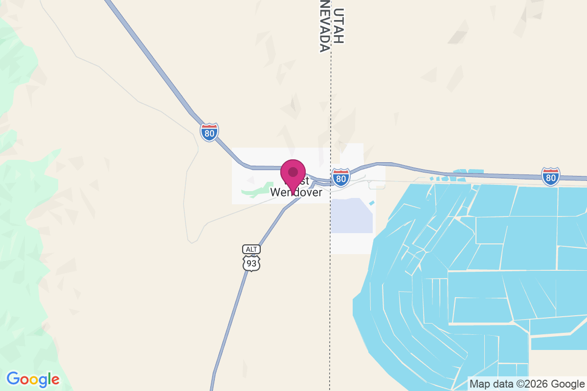 West Wendover map