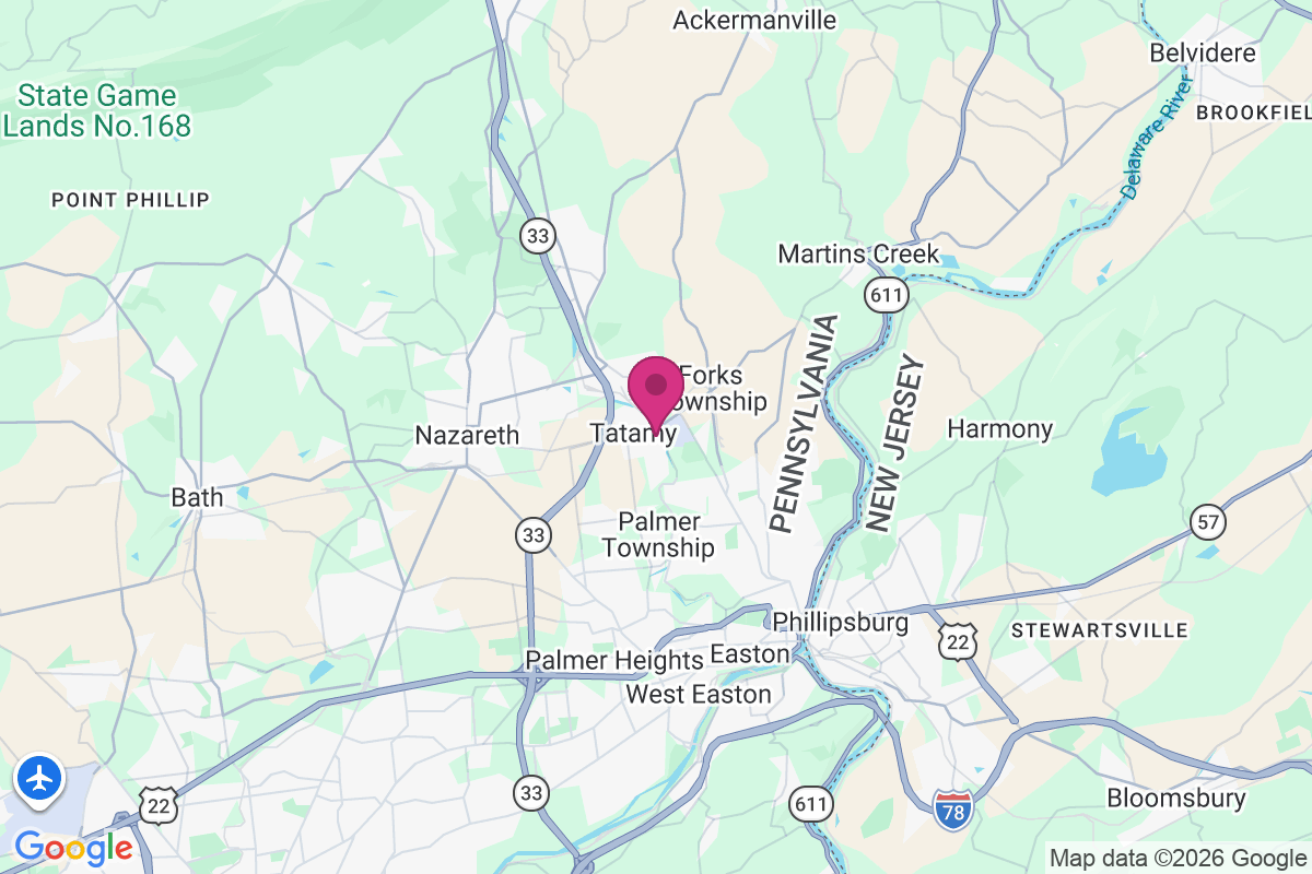 Tatamy map