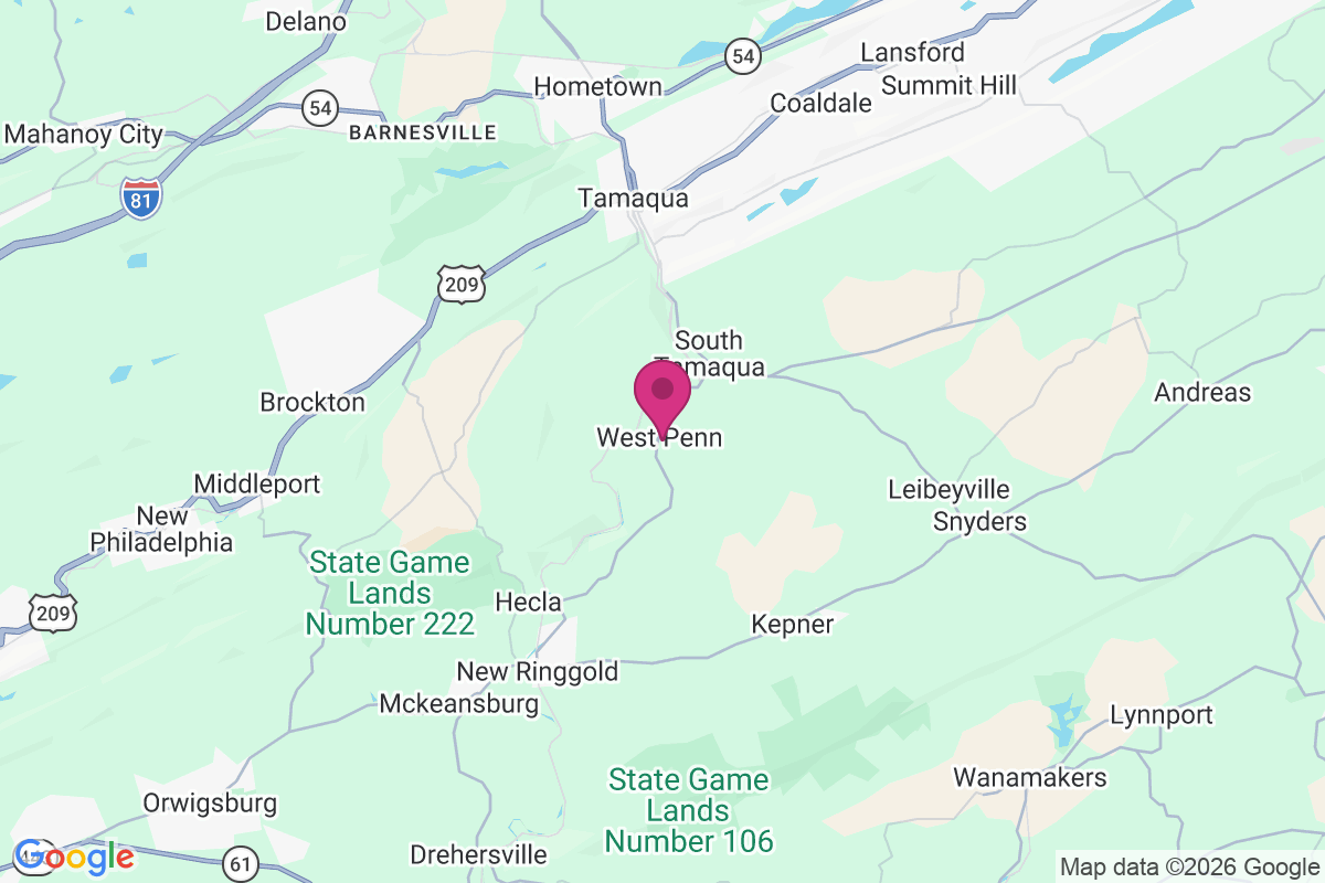 West Penn map
