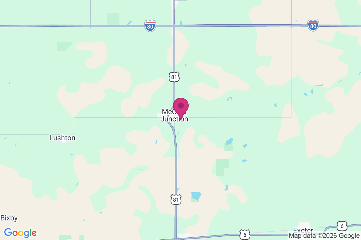 McCool Junction map
