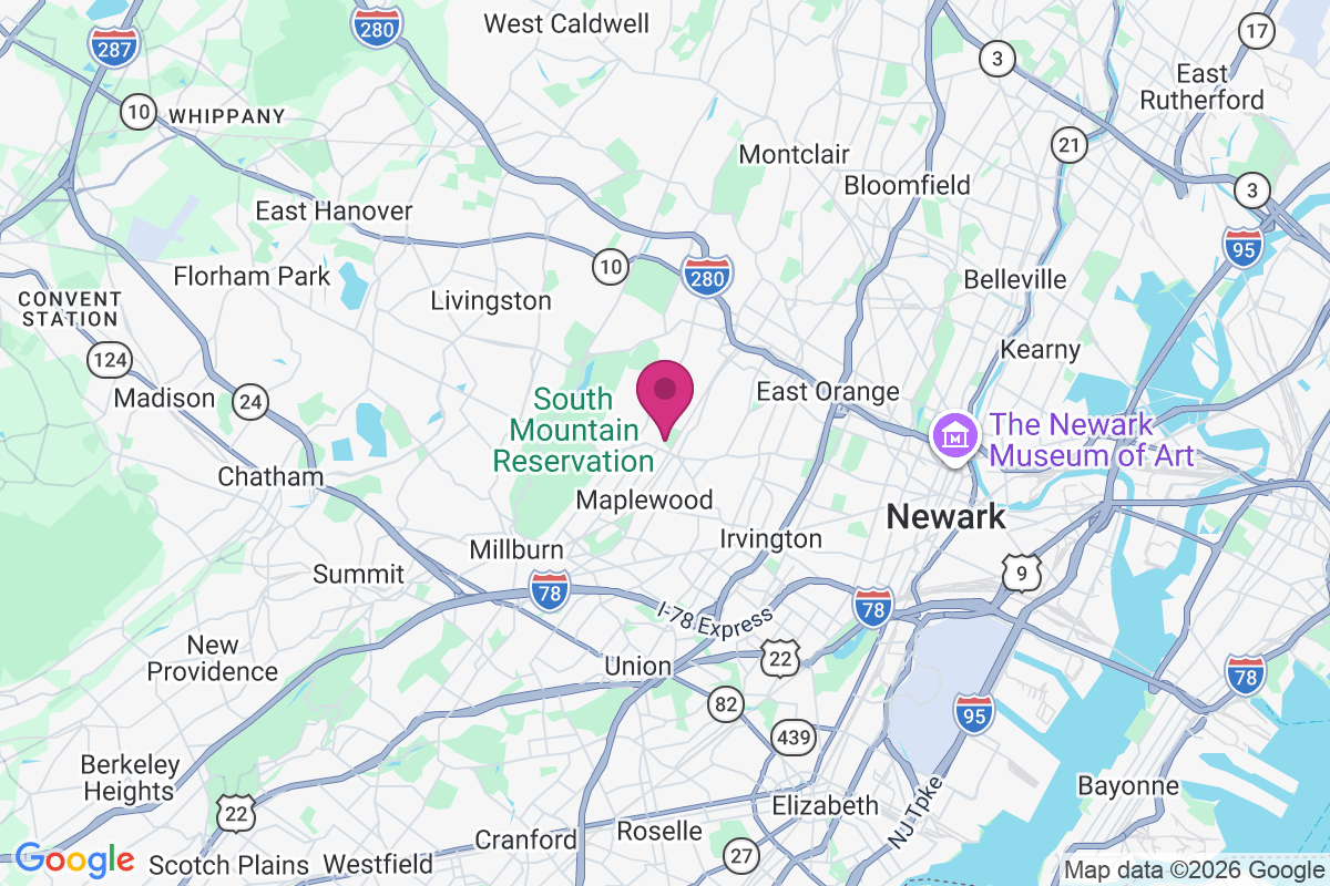 South Orange map