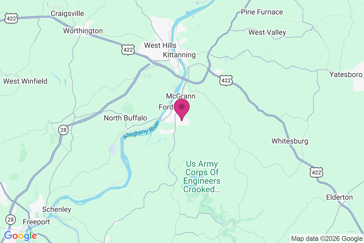 Lenape Heights map